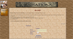 Desktop Screenshot of civilisations.fr